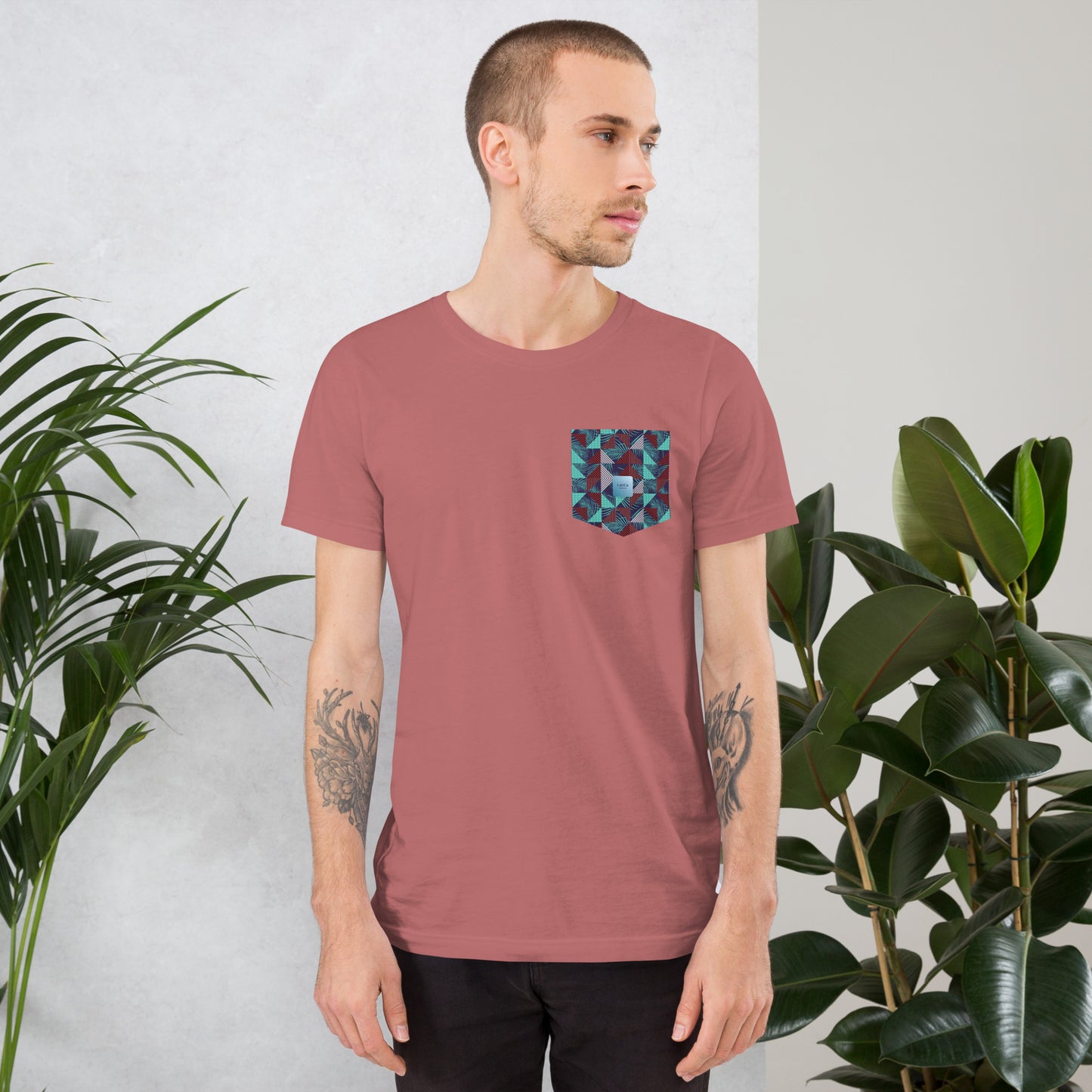 CAMISETA POCKET MAUVE