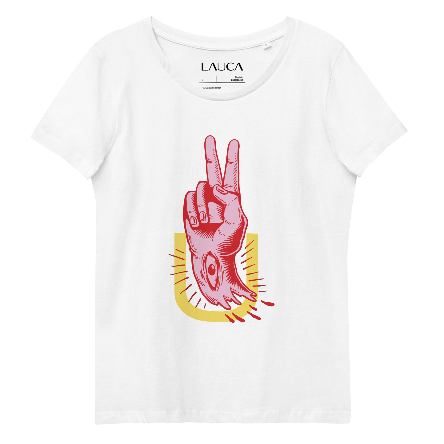 CAMISETA MANO PAZ MUJER