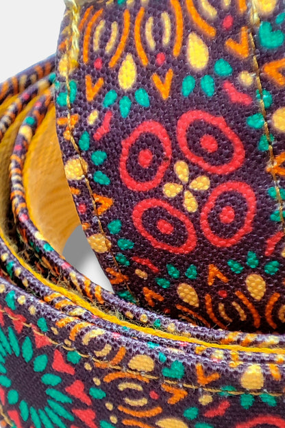 MOBILE HOLDER STRAP MANDALA MAROON